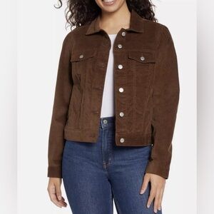 GAP Brown Corduroy Jean Jacket Small